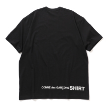 printed cotton jersey OVERSIZED - Black