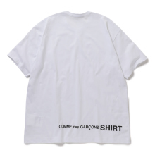 printed cotton jersey OVERSIZED - White
