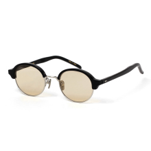 kearny / カーニー | nupuri - Black × Silver / lens Brown