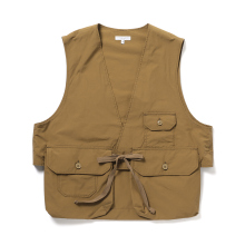ENGINEERED GARMENTS / エンジニアドガーメンツ | Fowl Vest - Lt.Weight Nyco Cloth - Brown