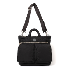 Porter Classic / ポータークラシック | SUPER NYLON HELMET CASE S - Black