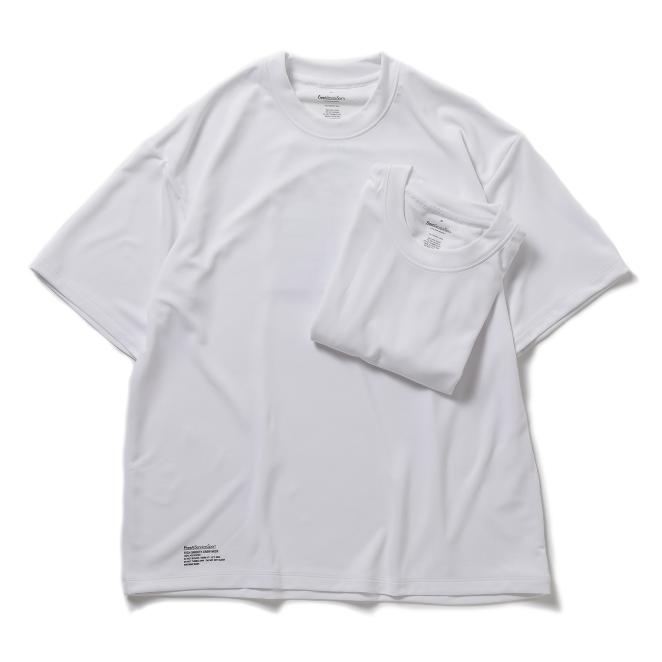 2-PACK TECH SMOOTH CREW NECK