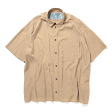 Dulcamara / ドゥルカマラ | ショートスリーブBigシャツ-S - Beige