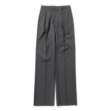 NEAT / ニート | Wool Poplin NEAT Chino - Gray