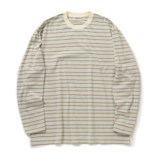 GRADIENT STRIPE JERSEY L/S TEE (メンズ) - Fade Mint Stripe