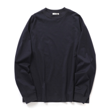 INTERIM / インテリム | HIGH GAUGE SUVIN JERSEY L/S TEE - Royal D.Purple