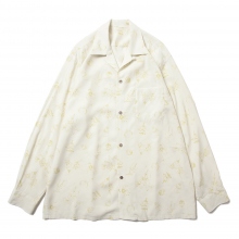 RAYON PRINT - LONG SLEEVE SHIRTS - C.Beige