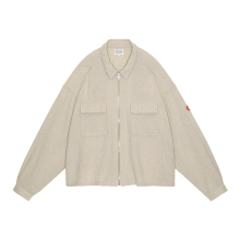 C.E / シーイー | C/L ZIP SHORT SHIRT JACKET - Grey