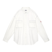C.E / シーイー | ULT BLEACHED DENIM BIG SHIRT - White