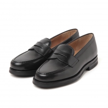 HARROGATE / ハロゲイト | SHOREDITCH ペニーローファー - BLACK FRENCH CALF