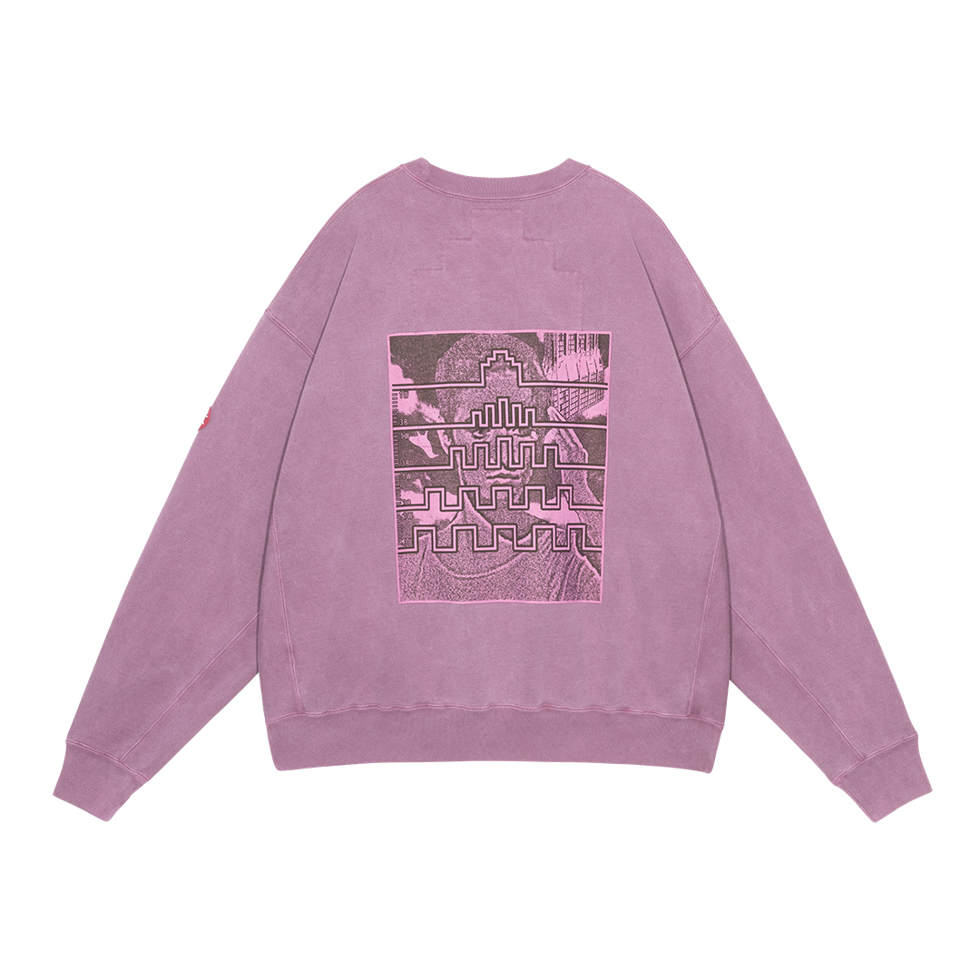 OVERDYE PARADIGM CREW NECK - Burgundy
背面