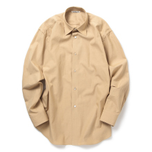 AURALEE / オーラリー | WASHED FINX TWILL SHIRT (レディース) - Light Brown