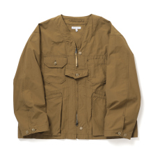ENGINEERED GARMENTS / エンジニアドガーメンツ | Cardigan Jacket - Lt.Weight Nyco Cloth - Brown