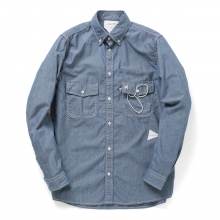 and wander / アンドワンダー | dungaree shirt