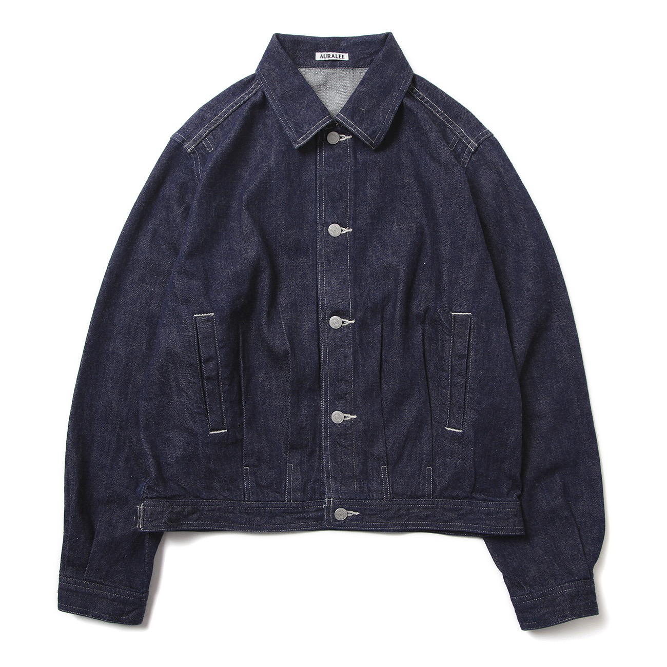 SELVEDGE LIGHT DENIM BLOUSON - Indigo