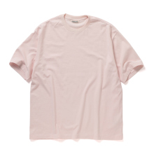 BRUSHED ORGANIC COTTON JERSEY TEE (メンズ) - Pale Pink