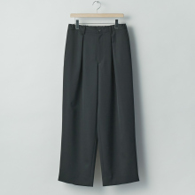 ssstein / シュタイン | EASY WIDE TROUSERS - Black