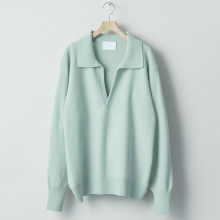 ssstein / シュタイン | EXTRA FINE WOOL KNIT SKIPPER - Sax