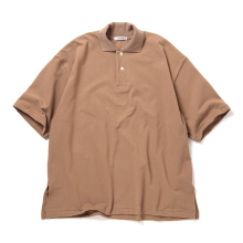 INTERIM / インテリム | HYPER BIG TANGIS PIQUE POLO SHIRT - Brown