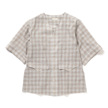 STEAF. / スティーフ | HUNTER SHEER SHIRTS - Fur Brown