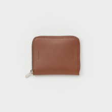 square zip purse - Brown