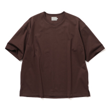 CURLY / カーリー | T/C TRICOT TEE - D.Brown