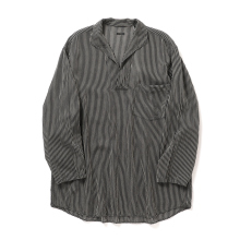 COMOLI / コモリ | ストライプ スキッパーシャツ - Stripe