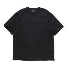 HAND ROOM / ハンドルーム | COTTON LIKE POLYESTER T SHIRTS - Black