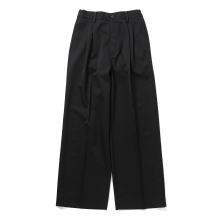 ssstein / シュタイン | EASY LONG WIDE TROUSERS - Black