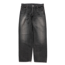 ssstein / シュタイン | OVERSIZE FIT DENIM PANTS - Black