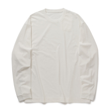 KANEMASA PHIL. / カネマサフィル | 36G High Twist LS Tee - White