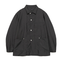 nanamica / ナナミカ | Polyester Twill Coverall Jacket - Black