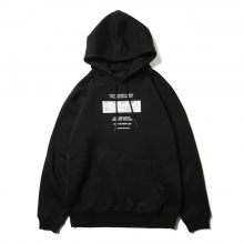 2222-CS80-peg HOODED SWEATSHIRT - Black