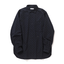 nanamica / ナナミカ | Regular Collar Dot Wind Shirt - Navy