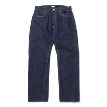 Straight 5 Pocket Pants (Real Indigo) - Navy (One Wash)