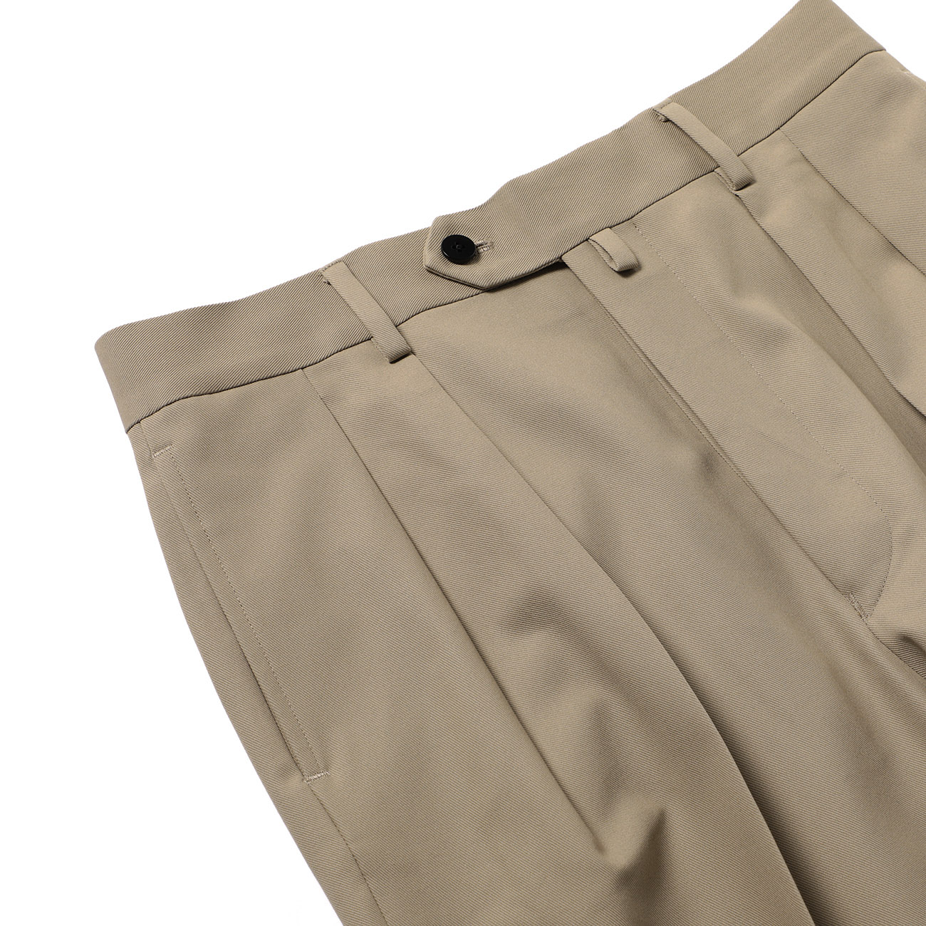 Cotton Twill Wide - Beige 2タック