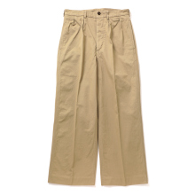 blurhmsROOTSTOCK / ブラームスルーツストック | Wide Chino Pants - Beige