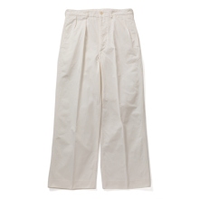 blurhmsROOTSTOCK / ブラームスルーツストック | Wide Chino Pants - Off
