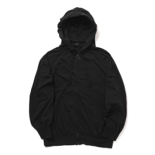 COMOLI / コモリ | THINコットン ジップパーカ - Black