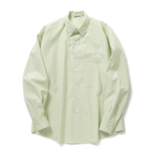 WASHED FINX TWILL BIG SHIRT (メンズ) - Light Khaki