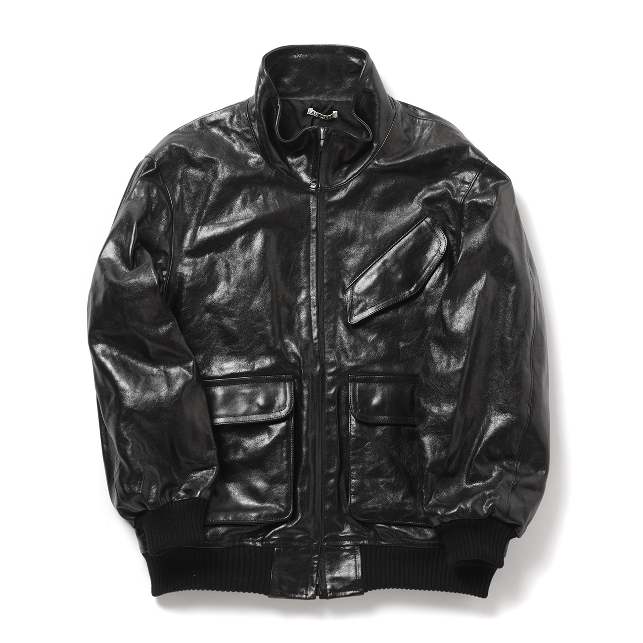 LAMB LEATHER ZIP BLOUSON