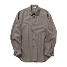 AURALEE / オーラリー | SUPER LIGHT WOOL SHIRT (レディース) - Top Brown