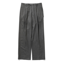 AURALEE / オーラリー | SUPER LIGHT WOOL TWO-TUCK SLACKS (メンズ) - Top Charcoal