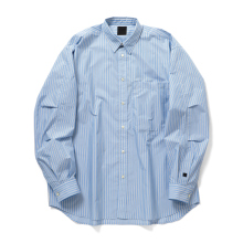 DAIWA PIER39 / ダイワピア39 | TECH REGULAR COLLAR SHIRT L/S STRIPE - Sax