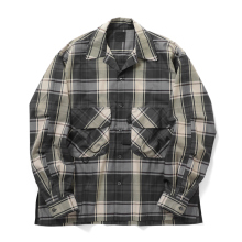 DAIWA PIER39 / ダイワピア39 | TECH SPORTS OPEN COLLAR SHIRT L/S BIG TARTAN - Black