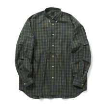 DAIWA PIER39 / ダイワピア39 | TECH BUTTON DOWN SHIRT L/S PLAIDS - Lt.Olive