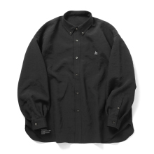 FreshService / フレッシュサービス | DRY WASHER POPLIN L/S B.D SHIRT - Black