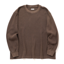 KANEMASA PHIL. / カネマサフィル | 18G Waffle - Brown sulfur dye