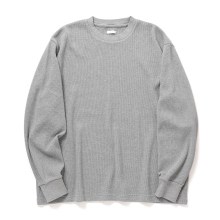 KANEMASA PHIL. / カネマサフィル | 18G Heather Waffle - Gray