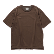 DRAWSTRING POCKET TEE - Walnut
